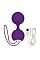Вагинальные вибро-шарики перезаряжаемые Embrace Love Balls силиконовые фиолетовые