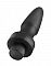 Анальная пробка RECTAL ROCKET с вибрацией черная