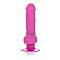 Розовый вибратор Shower Stud Ballsy Dong на присоске - 12,75 см.