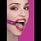 Расширяющий кляп Ring Gag XL с розовыми ремешками