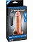 Насадка удлинитель Vibrating Real Feel 2 Extension с кольцом на мошонку телесная с вибрацией