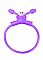 Утягивающее лассо Adjustable Cockring Purple SH-SHT156PUR