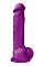 Фаллоимитатор 8 Colours Pleasures на присоске фиолетовый