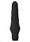 Черный силиконовый фаллоимитатор с вибрацией - 25.2 см.