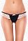 Стринги женские черно-белые с доступом Размер 50-52 2706-50-52