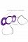Набор из 3-х эрекционных колец 3-Ring Quick Release Trainer фиолетовые