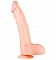 Телесный фаллоимитатор-гигант BIGSTUFF 11INCH - 28 см.