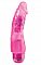 Розовый гелевый вибратор JELLY JOY 7INCH 10 RHYTHMS PINK - 17,5 см.