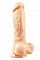 Телесный фаллоимитатор Colours Pleasures Thick 5 Dildo - 18,3 см.