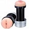 Мастурбатор 2-в-1 REALSTUFF 2 IN 1 HUMMER ANUS VAGINA: вагина и анус