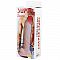 Большой фаллоимитатор с вибрацией Super Braver, 29 см., Телесный