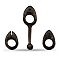Набор из 3 дымчатых эрекционных колец MENZSTUFF EXPANDABLE COCKRING SET