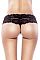 Кружевные трусики-стринги с интимным доступом