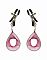 Зажимы для сосков FF Teardrop Nipple Clamps , Серебристый с розовым