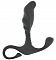 Серый анальный массажер простаты Prostate Massager No.27 - 12,5 см.