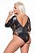 Эффектное боди Side Lace Sleeve Teddy