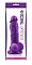 Фиолетовый фаллоимитатор Pleasures Thick 5 Dildo - 18,3 см.