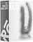 Прозрачный анально-вагинальный фаллоимитатор Realistic Double Cock 6,5 Inch - 16,5 см.