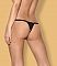 Открытые трусики-стринги с бусинками