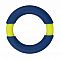 Синее эрекционное кольцо NEON STIMU RING 42MM BLUE/YELLOW