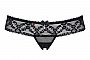 Трусики с кружевным пояском и интимным доступом