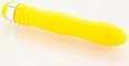 Желтый водонепроницаемый вибратор 18 см.