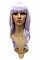 Парик Courtney Wig - прямые длинные волосы с челкой, Светло-русый с мелированием