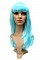 Парик Courtney Wig - прямые длинные волосы с челкой, Светло-русый с мелированием