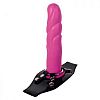 ������� ������� � �������� BRUTAL PNK LAPDANCER DONG W HARNESS - 16 ��.