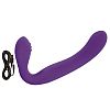    Rechargeable Silicone Love Rider Strapless Strap-On