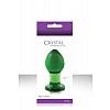 Средняя зеленая стеклянная анальная пробка CRYSTAL PLUG Средняя зеленая стеклянная анальная пробка CRYSTAL PLUG