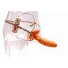  STRAP-ON VIBRATING HOLLOW EXTENDER