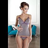 <strong>Кокетливый комплект Florence: маечка и трусики-стринг</strong> <br />
Кокетливый комплект Florence: маечка и трусики-стринг. <div class="charTableblock"><div><span>Размер</span>: L (46-48); XL (48-50)</div><div><span>Цвет</span>: другой</div><div><span>Производитель</span>: Avanua, Польша</div><div><span>В наличии</span>: L-XL, серый</div></div> Кокетливый комплект Florence: маечка и трусики-стринг
Кокетливый комплект Florence: маечка и трусики-стринг.