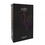 <strong>Фиолетовый мини-вибратор с клиторальным стимулятором JOJO  Rabbit - 11 см.</strong> <br />
Модель «Кролик» - это более классическая форма двойного вибратора от марки премиум-класса JOJO, сочетающая в себе красоту, силу и эргономичный дизайн. <div class="charTableblock"> </div> Фиолетовый мини-вибратор с клиторальным стимулятором JOJO  Rabbit - 11 см. 
Модель «Кролик» - это более классическая форма двойного вибратора от марки премиум-класса JOJO, сочетающая в себе красоту, силу и эргономичный дизайн.