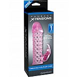 <strong>Розовая стимулирующая насадка Vibrating Couples Cage со стимулятором клитора </strong> <br />
Насадка стимулирующая Vibrating Couples Cage - эластичная, мягкая с игривыми сердечками для дополнительной стимуляции. <div class="charTableblock"> </div> Розовая стимулирующая насадка Vibrating Couples Cage со стимулятором клитора
Насадка стимулирующая Vibrating Couples Cage - эластичная, мягкая с игривыми сердечками для дополнительной стимуляции.