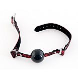 <strong>Чёрный кляп-шар с кружевным красным ремешком</strong> <br />
Изящное черное кружево на ярко - красном фоне. <div class="charTableblock"><div><span>Тип</span>: шар</div><div><span>Цвет</span>: черный</div><div><span>Материал</span>: силикон</div><div><span>Производитель</span>: ToyFa, Китай</div></div> Чёрный кляп-шар с кружевным красным ремешком
Изящное черное кружево на ярко - красном фоне.