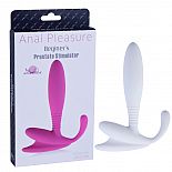 <strong>Белый анальный стимулятор простаты Anal Pleasure Beginers Prostate - 12 см. </strong> <br />
Анальный стимулятор необычной формы принесет максимум удовольствия своему обладателю. <div class="charTableblock"><div><span>Длина, см</span>: 13</div><div><span>Диаметр, см</span>: 2.3</div><div><span>Материал</span>: силикон</div><div><span>Цвет</span>: другой</div><div><span>Особенности</span>: массажер простаты</div><div><span>Особенности</span>: без вибрации</div><div><span>Длина, см</span>: 13-16</div><div><span>Диаметр, см</span>: 2</div><div><span>Производитель</span>: Howells, Китай</div></div> Белый анальный стимулятор простаты Anal Pleasure Beginers Prostate - 12 см.
Анальный стимулятор необычной формы принесет максимум удовольствия своему обладателю.