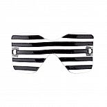 <strong>Полосатая маска на глаза</strong> <br />
Маска на глаза, изготовлена из прозрачного ПВХ с черными лаковыми вставками. <div class="charTableblock"><div><span>Цвет</span>: белый; черный</div><div><span>Материал</span>: ПВХ (PVC)</div><div><span>Тип</span>: маска</div><div><span>Производитель</span>: Shots Media BV, Нидерланды</div></div> Полосатая маска на глаза
Маска на глаза, изготовлена из прозрачного ПВХ с черными лаковыми вставками.