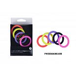 <strong>Набор эрекционных колец ERECTION COMANDER</strong> <br />
Набор цветных эрекционных колец выполнен из гипоаллергенного высокопрочного силикона. <div class="charTableblock"><div><span>Материал</span>: силикон</div><div><span>Цвет</span>: черный; красный/розовый; другой</div><div><span>Наличие вибрации</span>: без вибрации</div><div><span>Тип</span>: кольцо</div></div> Набор эрекционных колец ERECTION COMANDER
Набор цветных эрекционных колец выполнен из гипоаллергенного высокопрочного силикона.