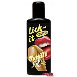 <strong>Съедобная смазка Lick It со вкусом ванили - 50 мл. </strong> <br />
Уникальные смазки серии Lick it на водной основе подходят и для эротического массажа и для орального секса. <div class="charTableblock"><div><span>Основа</span>: водная</div><div><span>Особенности</span>: оральная; ароматизированная; вкусовая; для массажа</div><div><span>Объем, мл</span>: 30-59</div><div><span>Объем, мл</span>: 50</div></div> Съедобная смазка Lick It со вкусом ванили - 50 мл.
Уникальные смазки серии Lick it на водной основе подходят и для эротического массажа и для орального секса.