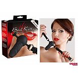 <strong>Чёрный силиконовый кляп-фаллос Bad Kitty</strong> <br />
Два удовольствия сразу! Максимально комфортный и функциональный - кляп Bad Kitty предотвратит нежелательные разговоры, а также позволит доставить дополнительное удовольствие партнеру вагинальной или анальной стимуляцией. <div class="charTableblock"><div><span>Материал</span>: силикон</div><div><span>Производитель</span>: Orion, Германия</div></div> Чёрный силиконовый кляп-фаллос Bad Kitty
Два удовольствия сразу! Максимально комфортный и функциональный - кляп Bad Kitty предотвратит нежелательные разговоры, а также позволит доставить дополнительное удовольствие партнеру вагинальной или анальной стимуляцией.