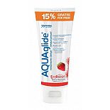 <strong>Гель-лубрикант на водной основе AQUAglide с ароматом клубники - 115 мл.</strong> <br />
Высококачественный, кристально прозрачный гель-лубрикант с ароматом клубники для длительного увлажнения. <div class="charTableblock"><div><span>Основа</span>: водная</div><div><span>Особенности</span>: оральная; ароматизированная; вагинальная; для чувствительной кожи</div><div><span>Объем, мл</span>: 100-199</div><div><span>Объем, мл</span>: 115</div></div> Гель-лубрикант на водной основе AQUAglide с ароматом клубники - 115 мл.
Высококачественный, кристально прозрачный гель-лубрикант с ароматом клубники для длительного увлажнения.