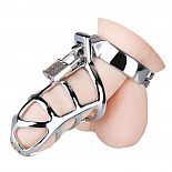 <strong>Мужской пояс верности из металлической решетки</strong> <br />
Эффектный пояс верности из металла, имитирующий клетку и практически не скрывающий половой член. <div class="charTableblock"> </div> Мужской пояс верности из металлической решетки
Эффектный пояс верности из металла, имитирующий клетку и практически не скрывающий половой член.