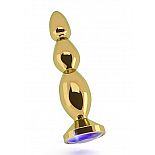 <strong>Анальная пробка 4,8"" R3 RICH Gold/Purple Sapphire SH-RIC003GLD</strong> <br />
<div class="charTableblock"><div><span>Длина, см</span>: 14</div><div><span>Диаметр, см</span>: 3,3</div><div><span>Материал</span>: металл</div><div><span>Цвет</span>: другой</div><div><span>Особенности</span>: пробка; ювелирка</div><div><span>Особенности</span>: без вибрации; ребристая</div><div><span>Длина, см</span>: 13-16</div><div><span>Диаметр, см</span>: 3</div><div><span>Цвет кристалла</span>: голубой/синий/фиолетоый</div></div> Анальная пробка 4,8"" R3 RICH Gold/Purple Sapphire SH-RIC003GLD