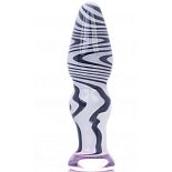 <strong>Белая анальная пробка из стекла с чёрными полосами - 11,6 см.</strong> <br />
Белая анальная пробка из стекла с чёрными полосами. <div class="charTableblock"><div><span>Длина, см</span>: 11.60</div><div><span>Диаметр, см</span>: 3.80</div><div><span>Материал</span>: стекло</div><div><span>Длина, см</span>: 9-12</div><div><span>Диаметр, см</span>: 3</div></div> Белая анальная пробка из стекла с чёрными полосами - 11,6 см.
Белая анальная пробка из стекла с чёрными полосами.