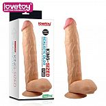 <strong>Большой реалистичный фаллоимитатор на присоске - 28 см.</strong> <br />
Большой реалистичный фаллоимитатор на присоске. Ярко выраженный рельеф. <div class="charTableblock"><div><span>Длина, см</span>: 28</div><div><span>Диаметр, см</span>: 5.6</div><div><span>Материал</span>: ПВХ (PVC)</div><div><span>Цвет</span>: телесный</div><div><span>Особенности</span>: на присоске; с мошонкой</div><div><span>Длина, см</span>: 25 и более</div><div><span>Диаметр, см</span>: 5</div><div><span>Производитель</span>: Lovetoy, Китай</div></div> Большой реалистичный фаллоимитатор на присоске - 28 см.
Большой реалистичный фаллоимитатор на присоске. Ярко выраженный рельеф.