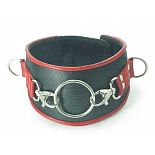<strong>Черный кожаный ошейник с кольцом</strong> <br />
Оригинальный ошейник из мягкой кожи в стильном красно-черном исполнении. <div class="charTableblock"><div><span>Материал</span>: кожа</div><div><span>Производитель</span>: БДСМ арсенал, Россия</div></div> Черный кожаный ошейник с кольцом
Оригинальный ошейник из мягкой кожи в стильном красно-черном исполнении.