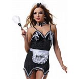 <strong>Костюм Шикарная горничная Le Frivole, S/M</strong> <br />
Костюм состоит из:
головного убора
украшения на шею
корсажа
передника
чулок в сетку
Если в фильмах для взрослых самые желанные мужчины – это сантехники, доставщики пиццы и чистильщики бассейнов, то среди женщин объектом вожделения является, конечно же, горничная. <div class="charTableblock"><div><span>Размер</span>: S (42-44); M (44-46)</div></div> Костюм Шикарная горничная Le Frivole, S/M
Костюм состоит из:
головного убора
украшения на шею
корсажа
передника
чулок в сетку
Если в фильмах для взрослых самые желанные мужчины – это сантехники, доставщики пиццы и чистильщики бассейнов, то среди женщин объектом вожделения является, конечно же, горничная.