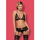 <strong>Чарующий комплект Merossa с нежным кружевом</strong> <br />
Чарующий комплект Merossa с нежным кружевом. <div class="charTableblock"><div><span>Размер</span>: S (42-44); M (44-46)</div><div><span>Цвет</span>: черный</div><div><span>Производитель</span>: Obsessive, Польша</div><div><span>В наличии</span>: S-M, черный</div></div> Чарующий комплект Merossa с нежным кружевом
Чарующий комплект Merossa с нежным кружевом.