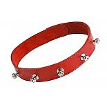 <strong>Красный кожаный ошейник с фурнитурой со стразами</strong> <br />
Изготовлен из натуральной кожи с велюровой подкладой. <div class="charTableblock"><div><span>Материал</span>: кожа</div><div><span>Производитель</span>: Sitabella, Россия</div></div> Красный кожаный ошейник с фурнитурой со стразами
Изготовлен из натуральной кожи с велюровой подкладой.